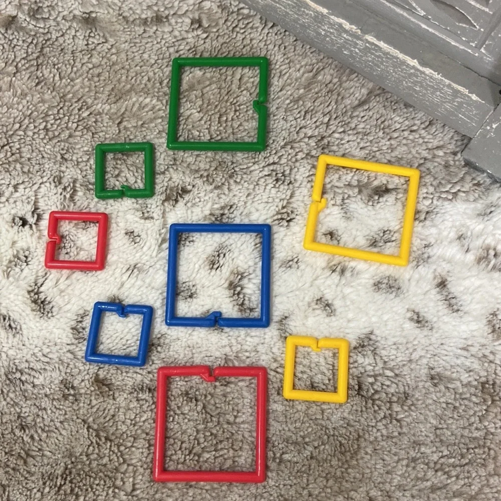 NWT! Colorful Shapes connectivity learning game educational preschool homeschool